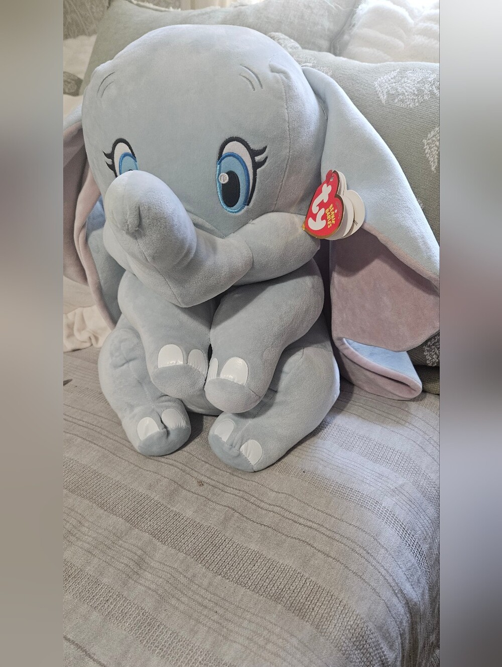 Large TY  Beanie Baby Disney Dumbo Plush Disney with Tags